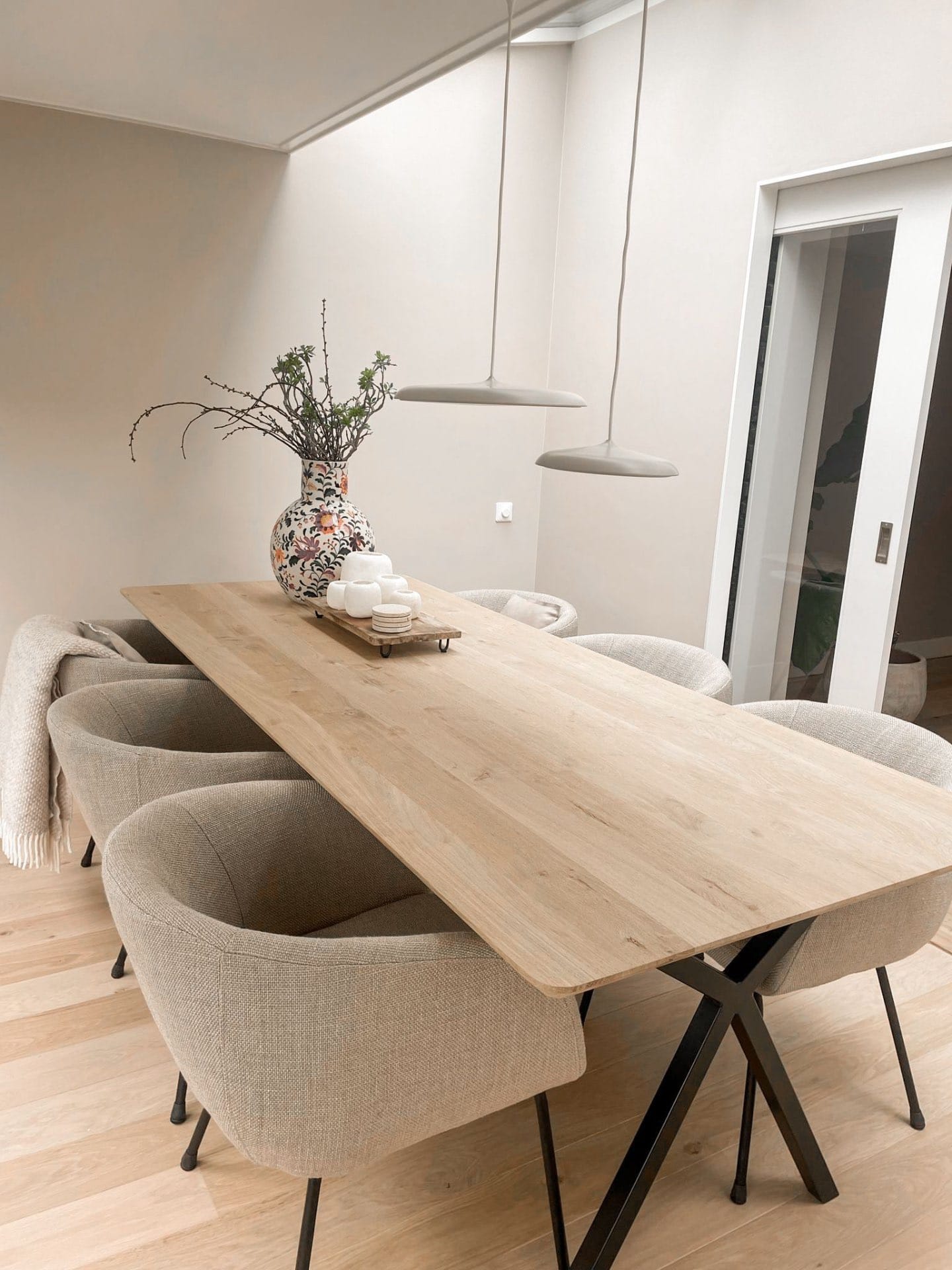 Eiken eettafel Ebbe – Rechthoek