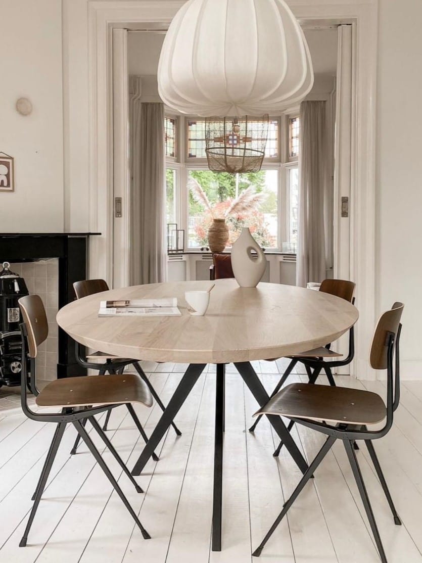 Eiken eettafel Elin – Ovaal
