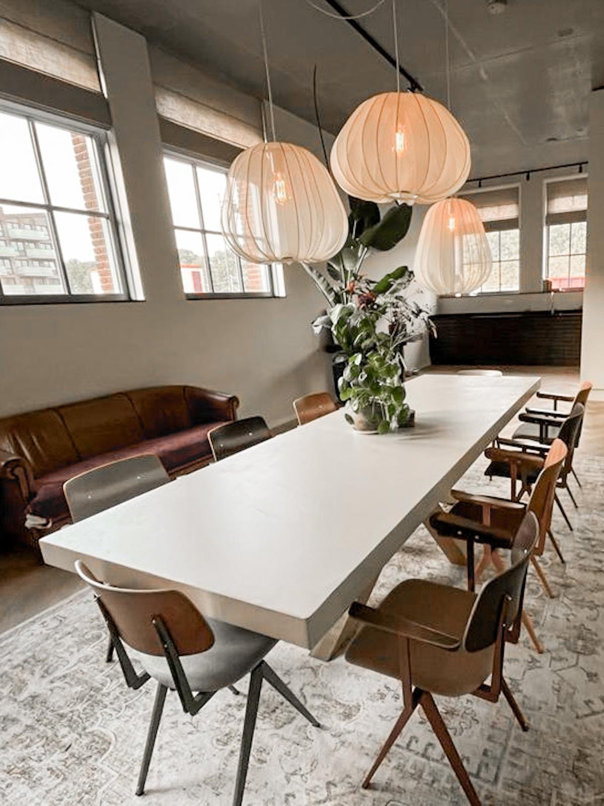 Betonlook tafel Joakim – Rechthoekig