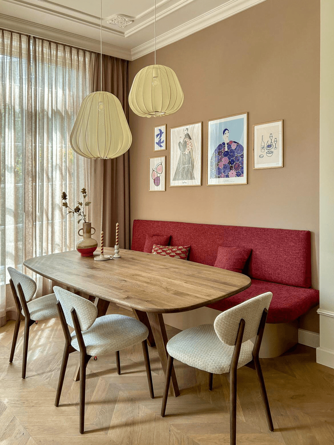 Eiken eettafel Mara – Deens ovaal
