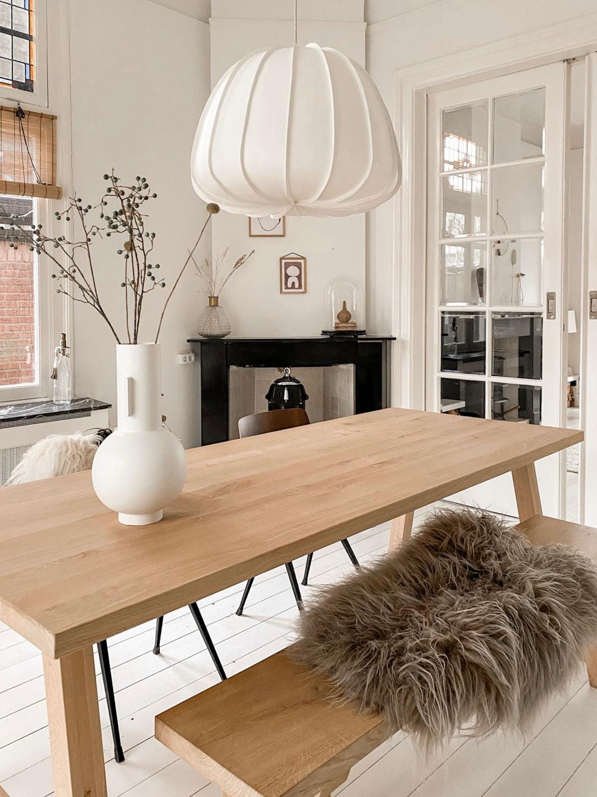 Eiken eettafel Philip – Rechthoek